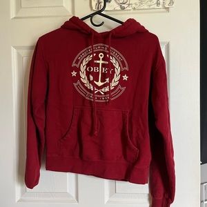 Obey, cropped hoodie, small